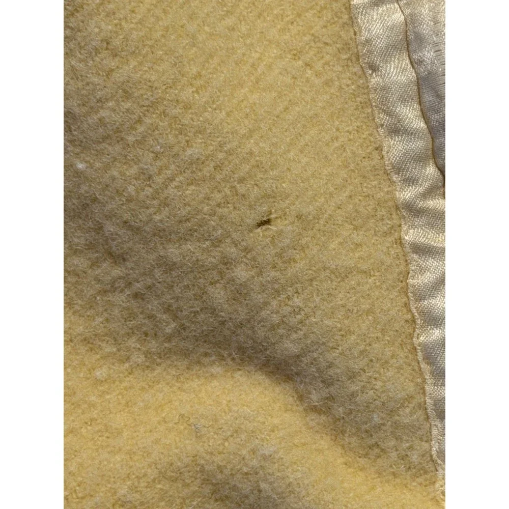Vintage Acrylic Baby Sleeper Sleep Sack Blanket Yellow Zipper Trundle Bundle USA